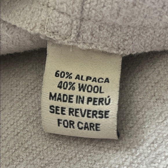 Beyond Threads Alpaca Wool Jacket Size Large - Picture 7 of 7